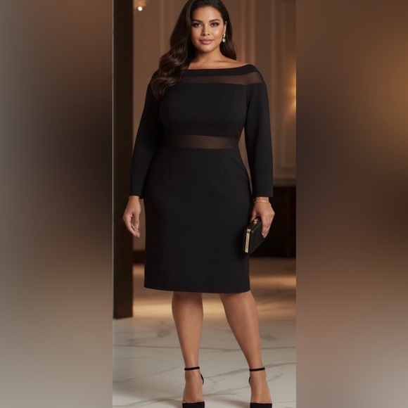 Love By Design Dresses & Skirts - NWOT Love by Design Elegant Black Sheath Dress
